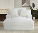 Cloudline - Oversized Chaise Lounge, Modern Comfy Couch With Full Foam Cushioning, Cozy Sleeper Sofabed by Unique Piece Furniture