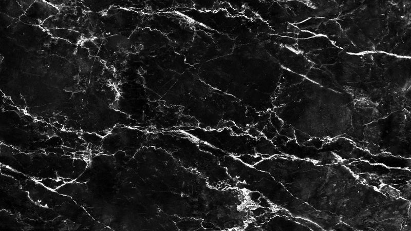 Black Marble Stone Granite Slate Peel and Stick Wallpaper | Removable Wall Mural