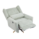 Power Recliner Chair Swivel with Boucle Upholstery and 360° Swivel by HouseOfZazla