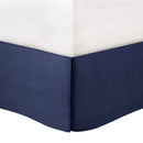 7 Piece Cotton Printed Comforter Set Indigo King