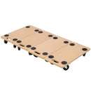 Furniture Moving Dolly, Heavy Duty Wood Rolling Mover With Wheels For Piano Couch Fridge Heavy Items, Securely Holds 500 Lbs (Set of 4) - Natural by HouseOfZazla