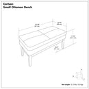 Carlson - Ottoman Bench, Mid Century Design by Unique Piece Furniture