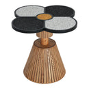 Unique Four-Leaf Clover Side Table for Living Room, Bedroom & Small Spaces by HouseOfZazla