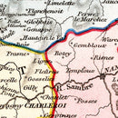 Vintage Map of Belgium 1832