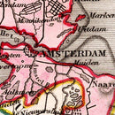 Vintage Map of Holland 1832