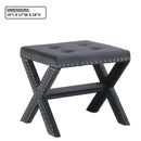 Upholstered Accent Bench With Nailhead Trim by HouseOfZazla