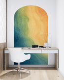 Arch Wall Decal. Colorful Liquid Fluid Watercolor Arch Peel and Stick Wall Decal. Removable Graphic.