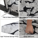 2 Piece Chaise Lounge Chair Cushion Set With Ties by HouseOfZazla