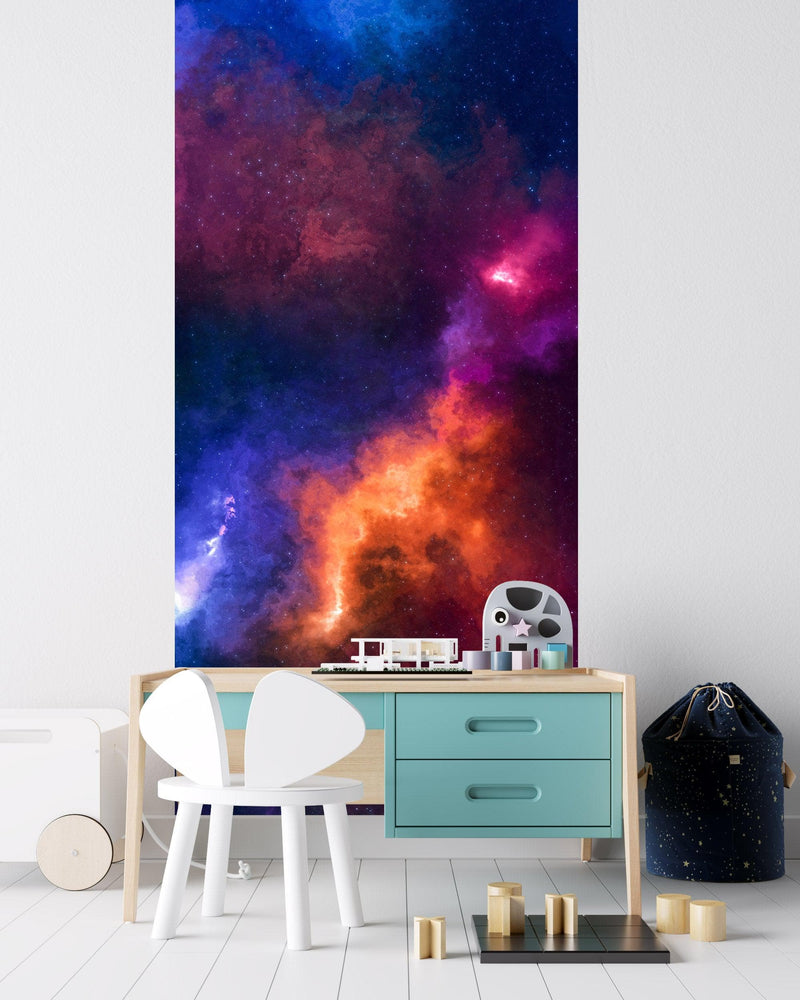 Space Galaxy Nebula Wall Mural Peel and Sticker Wallpaper.