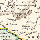 Vintage Map of Austrian Empire 1832