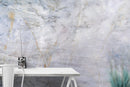 Natural Marble Stone Slate Peel and Stick Wall Mural.
