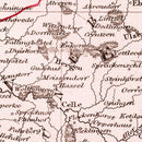 Vintage Map of Northern Germany 1832