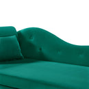 Aijia 60" Velvet Multifunctional Storage Chaise Lounge