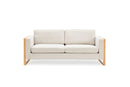 Modern 3-Seater Sofa With Solid Wood Legs