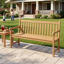 62inch Teak Outdoor Porch Bench 3 by LJGDeals