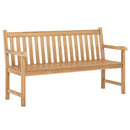 62inch Teak Outdoor Porch Bench 3 by LJGDeals