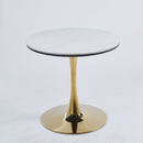 Tulip Table Mid-Century Dining Table With Round Table Top, Pedestal Dining Table, End Table Leisure Coffee Table by Unique Piece Furniture