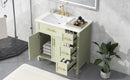 36" Bathroom Vanity with Sink Top, Cabinet with Two Doors and Three Drawers by HouseOfZazla