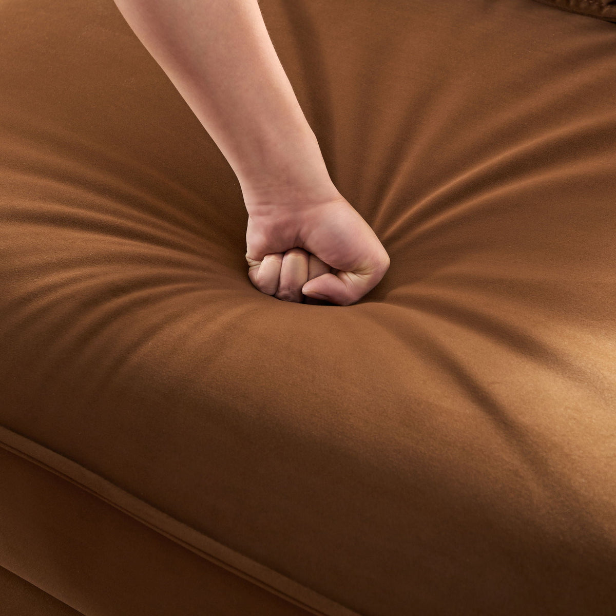 Nordic Modern Sofa With Removable Pillowcase, High Density Sponge Filling, 4 Throw Pillows, photo 7 of 14