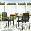 Barrister - Dining Chair (Set of 2) - Black / Natural