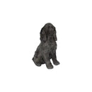 20'' Antique Finish Realistic Sitting Cocker Spaniel Dog Statue