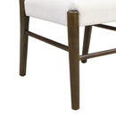 Farmhouse Style Dining Chair Set With Ladder Back Design by HouseOfZazla