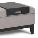 Oregon - Contemporary Storage Ottoman Bench With Tray by Unique Piece Furniture
