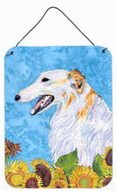 Borzoi Aluminium Metal Wall or Door Hanging Prints