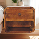 Curve Upper Slot Floating Nightstand by Unique Piece Furniture