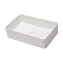 Modern European Design 21" X 14" Ceramic Rectangular Vessel Bathroom Sink - White by HouseOfZazla