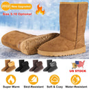 Snow Boots - Waterproof Faux Suede Mid-Calf with Warm Lining by LJGDeals