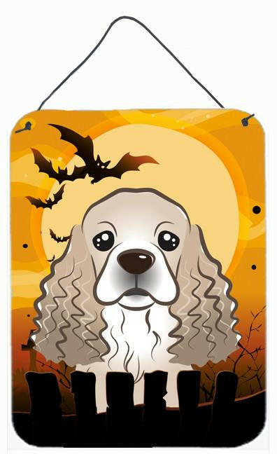 Halloween Cocker Spaniel Wall or Door Hanging Prints BB1774DS1216