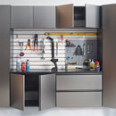 Nova Series - Garage Cabinet Set C - Metallic Gray by HouseOfZazla