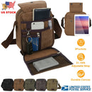 Unisex Crossbody Bags Canvas Phone Tablet PC Shoulder Bag Credit Card Key Messenger Purse