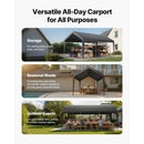 10 x 20 FT Heavy Duty Portable Car Garage Shelter Tent
