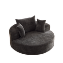 55'' Chenille Foam Single Swivel Chair