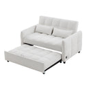 Loveseat Sofa Pull-Out Bed With Adjustable Backrest, 3 USB Ports And 2 Lumbar Pillows For Living Room by HouseOfZazla