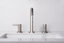 Bathroom Faucet For Bathroom Sink With Two Handles, Pop Up Drain And Supply Lines by HouseOfZazla