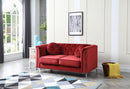 Stylish Sloped Arm Loveseat by Unique Piece Furniture