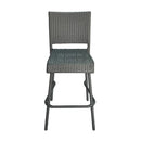 29" Outdoors PE Rattan Armless Barstools, Set of 2 by HouseOfZazla