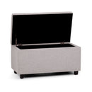 Cosmopolitan - Upholstered Storage Ottoman by HouseOfZazla