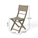 Outdoor 3 Piece Half Round Folding Bistro Set by HouseOfZazla