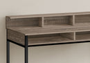 Computer Desk for Home Office with Standing Storage Shelves by HouseOfZazla