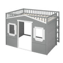 Elegant House Loft Bed With Ladder by HouseOfZazla