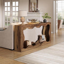 63" Console Table, Farmhouse Entryway Table Couch Table Behind Sofa