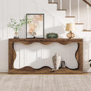 63" Console Table, Farmhouse Entryway Table Couch Table Behind Sofa