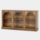 63" Console Table, Farmhouse Entryway Table with 3 Tier Storage
