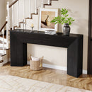 63" Console Table, Wooden Sofa Table Hallway Foyer Table