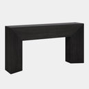 63" Console Table, Wooden Sofa Table Hallway Foyer Table