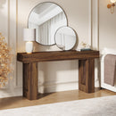Wooden Sofa Table, 63-Inch Modern Console Table For Living Room